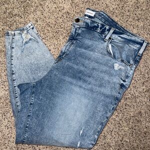Lane Bryant Faded Denim Jeans
